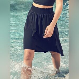 UEC Athleta COSMIC Black High-Low Skirt SZ S